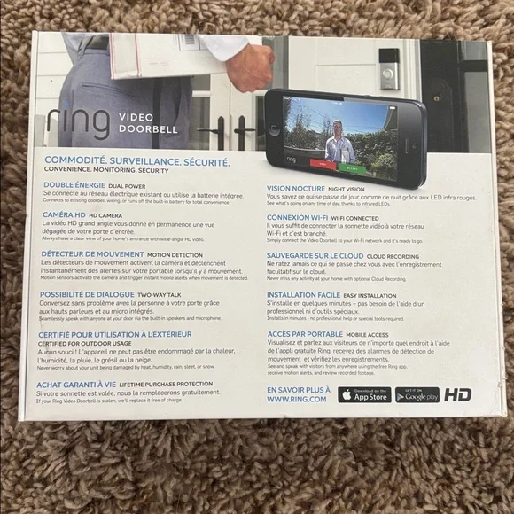 Ring Video Doorbell - Picture 3 of 3